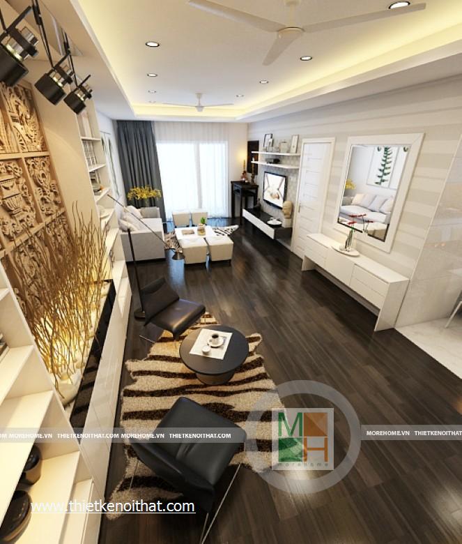 Thiết kế chung cư T&ocirc; Hiệu H&agrave; Đ&ocirc;ng - Nh&agrave; Chị L&ecirc;